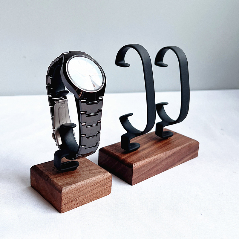 나무 C형 시계 홀더 쥬얼리 정리대 팔찌 반지 귀걸이  - Jewelry And Watches Inc 리뷰 및 가격